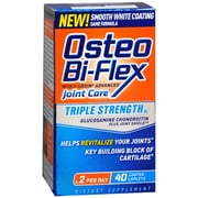 Osteo Bi-Flex Glucosamine Chondroitin Triple Strength Caplets, By Sundown - 40 Ea