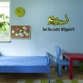 thumbnail image 3 of See You Later Alligator Zoo Swamp Marsh Africa Zebra Lion Safari Jungle Endangered Species Hippo Alligator Giraffe Tiger Wilderness Holiday Gift Ideas Bedroom Wall Decal Sticker - Size: 10 In X 6 In, 3 of 5