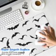 thumbnail image 4 of Long Mouse Pads for Desk,Black Halloween Bats Desk Mats on Top Of Desks, Desk Mouse Pad Extra Large with 3mm Non-Slip Base and Stitched Edge for Gaming,Office,Work,Home 31.5"x11.8", 4 of 6
