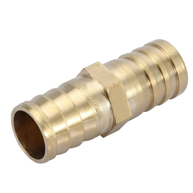 Carpintero de púas recto de latón, conector de púas recto de 2 vías, conector de púas recto de latón, conector de tubo recto de latón elaborado con cuidado
