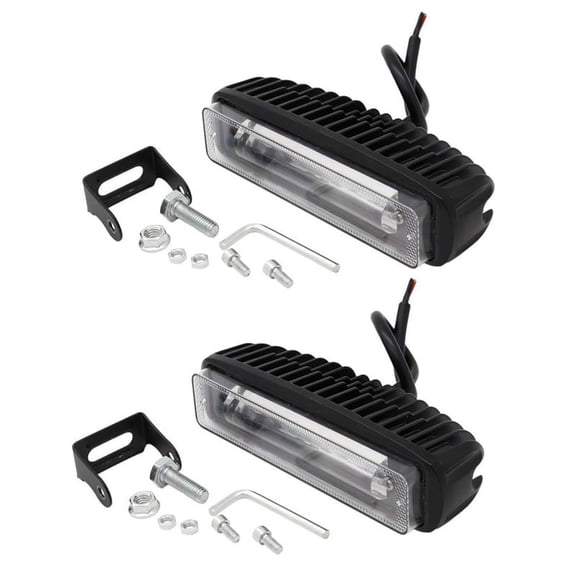 4 Inch 30W LED Forklift Truck Car Warning Lamp Working Light Bar Warehouse Danger Area Light (2Pcs)