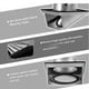 thumbnail image 2 of Salida de aire de campana cuadrada de acero inoxidable 304, ventilación de pared, cubierta de ventilación de pared exterior cuadrada, 100 mm 4 pulgadas, 2 of 3