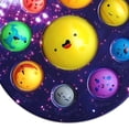 thumbnail image 3 of Juguete De Autismo Bloques de Construcción Juego de burbujas de juguete sensorial educativo con llavero antiestrés Planet Kids (B), 3 of 3