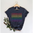 thumbnail image 4 of Love is Love T-Shirt, Womens Love is Love Shirt, Pride Shirt, Mens Love is Love Shirt, Kindness Shirts, LGBTQ Support Tees, Gay Pride Shirt 1390954135, 4 of 5