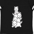 thumbnail image 4 of Inktastic Kawaii Westie Stack Boys or Girls Toddler T-Shirt, 4 of 5