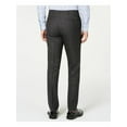 thumbnail image 2 of DKNY Mens Dress Pants 30X30 Windowpane Modern Fit Wool Stretch   Gray 30, 2 of 4