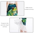 thumbnail image 2 of Frog Chic Chiffon Beach Dress for Women - Summer Dresses with Polyester Straps for Sunny Days, 2 of 6