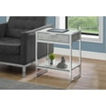 thumbnail image 3 of Monarch Specialties Accent Table, Side, End, Nightstand, Lamp, Living Room, Bedroom, Grey Laminate, 3 of 7