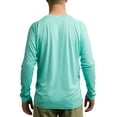thumbnail image 2 of Whitewater Fishing Lightweight Long Sleeve Tech Shirt with UPF Protection (Lagoon, Small), 2 of 4