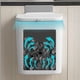 thumbnail image 5 of Cubo de basura para debajo del fregadero, dos métodos de instalación colgante, cubo de basura de cocina portátil para armario, puerta, mostra, baño Poste gris 9L Soledad Cubo de basura de cocina, 5 of 10