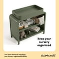 thumbnail image 6 of Storkcraft Santos Changing Table with Removable Infant Changing Table Topper, Olive, 6 of 14