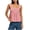 Red, variant on Women's Cotton Gingham Tank Top Summer Cute Peplum Square Neck Cami Tank Casual Trendy Sleeveless Daily Wear Top Blue
