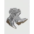 thumbnail image 4 of Women's Fashionable Over The Knee Western Boots With Chunky Heel And Embroidery Detail, Autumn & Winter, 4 of 4