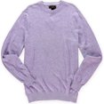 thumbnail image 1 of Suéter de punto sólido Club Room morado grande Pull-over, 1 of 1