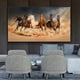 thumbnail image 2 of 1pc 15.7*31.5in/40cm*80cm Frameless Seven Running White Horse Animals Wall Poster, Home Decor, Canvas Painting, 2 of 4