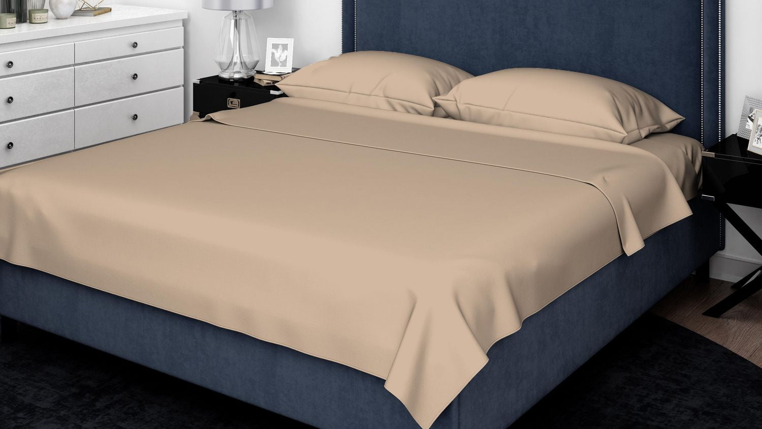Johnson Home 200 TC Bed Sheet Set - 100% Cotton Sheets