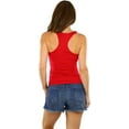 thumbnail image 2 of ToBeInStyle Women's Wide Strap Racerback Active Tank Top - Red - One Size Regular, 2 of 6