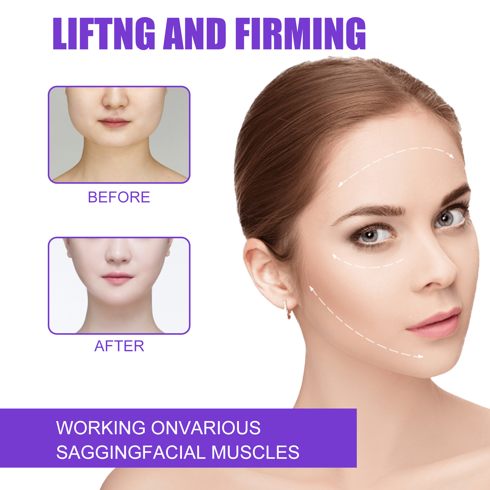 Alvantor Firming Micro-Face Cream, Moisturizing and Lifting Neck for Wrinkles & Sagging Skin, 1oz