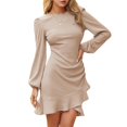 thumbnail image 1 of Suéter de punto Dress Byinns 2024 con minivolantes, 1 of 5