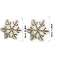 thumbnail image 3 of Winter Christmas Snow Pillow Cushion (filled PP Cotton) Home Holiday Decoration 2024 Filling New, 3 of 8