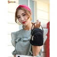 thumbnail image 2 of Spencer Mini Cell Phone Purse Small Crossbody Shoulder Bag Smartphone Nylon Pouch Wallet for Women (4.7" * 2.7" * 7.1",Green), 2 of 8
