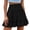 Black, variant on Flowy Athletic Skirts for Women Summer 2 in 1 Drawstring Elastic Waist Tennis Skort Flowy Mini Skirt for Yoga Workout Running