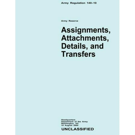 army regulation for officer assignments