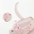 thumbnail image 6 of Sock Shoes Toddler Size 0-6 Months Strawberry Prints Soft Non Floor Flats Comfort Lightweight Elastic First Birthday Pink Boots, 6 of 6