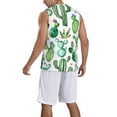 thumbnail image 2 of Sikiie Cactus Plants1 Basketball Jersey Reversible Men's Mesh Athletic Sports Shirts Training Practice S-4XLXX-Large, 2 of 6