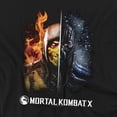 thumbnail image 2 of Mortal Kombat T-Shirt Fire And Ice Unisex Graphic Tee For Men & Women, 2 of 7