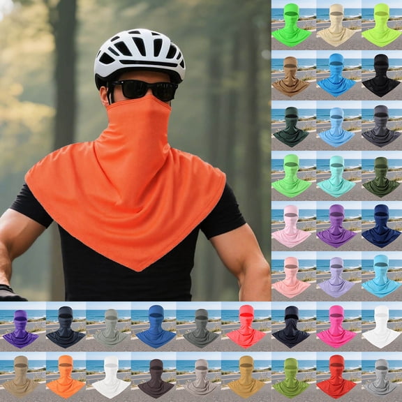 YUEHUA Summer Balaclava Face Mask UV Hood Breathable Full Head Mask Face Cover for Men Women Outdoor Hiking, Fishing, Cyclin