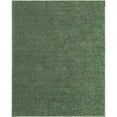 thumbnail image 1 of Unique Loom Everyday Shag Plush Area Rug 8' x 10' Rectangle in Green, 1 of 1