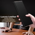 thumbnail image 2 of Funda YQODSZ para Samsung Galaxy Z Fold 7 de piel negra, 2 of 7
