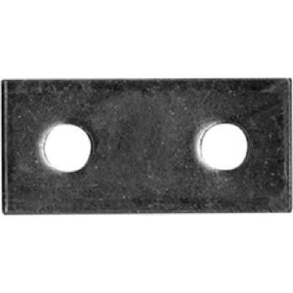 Thomas & Betts ZAB206-10 2 Hole Straight Bracket, Electro Plated Zinc Finish