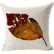thumbnail image 3 of Funda de almohada de lino y algodón con diseño de hoja de arce, funda de almohada suave para sofá, hogar, coche, oficina, decoración, 11 Feliz Sencillez, 3 of 5