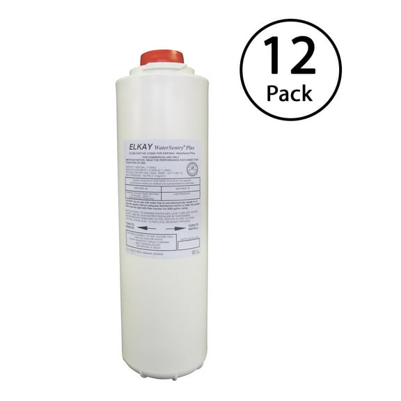 Elkay 51300C WaterSentry Plus EZH2O Water Station Replacement Filter (12 Pack)