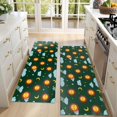 thumbnail image 4 of Kitchen Rugs Sets Of 2,Green Sun Moon Cloud Planet Pattern Anti Fatigue Kitchen Mat Rugs Non Slip Washable,Decorative Kitchen Floor Mats for Kitchen,Sink,Laundry,17"X47", 4 of 5