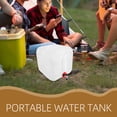 thumbnail image 3 of Jarra de agua plegable: cubo de agua transparente, contenedor portátil para acampar, para montar en vehículo al aire libre, para senderismo, pesca, 10 l, 3 of 6