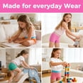 thumbnail image 3 of BIG ELEPHANT 10-Pack Girls' Underwear – 100% Cotton Boyshort Panties, Soft, Breathable Boxer Briefs for Toddler and Young Girls (Sizes 4T to 9Y), 3 of 7