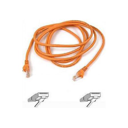 UPC: 0722868125649 | Belkin A3L791-07-ORG 84  Cat 5E Orange Network Cable