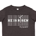 thumbnail image 4 of Inktastic He is Risen Mirror Words Boys or Girls Toddler T-Shirt, 4 of 5