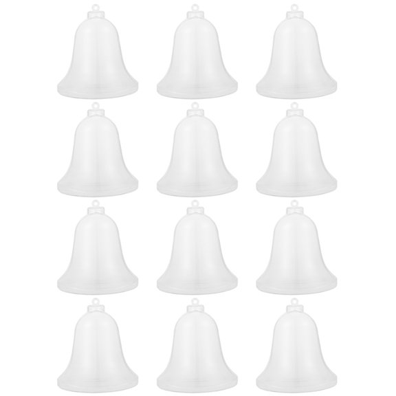 ELAYARD 12Pcs Shatterproof Clear Ball Ornaments Fillable for Christmas Giving