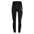 thumbnail image 4 of DDAPJ pyju Breast Cancer Awareness Leggings for Women Pink Ribbon Heart Printed Ultra Soft Yoga Pants Fight The Cancer Inspiration Tights 4 Way Stretch Workout Bottoms Back to College Sale Black XL, 4 of 5