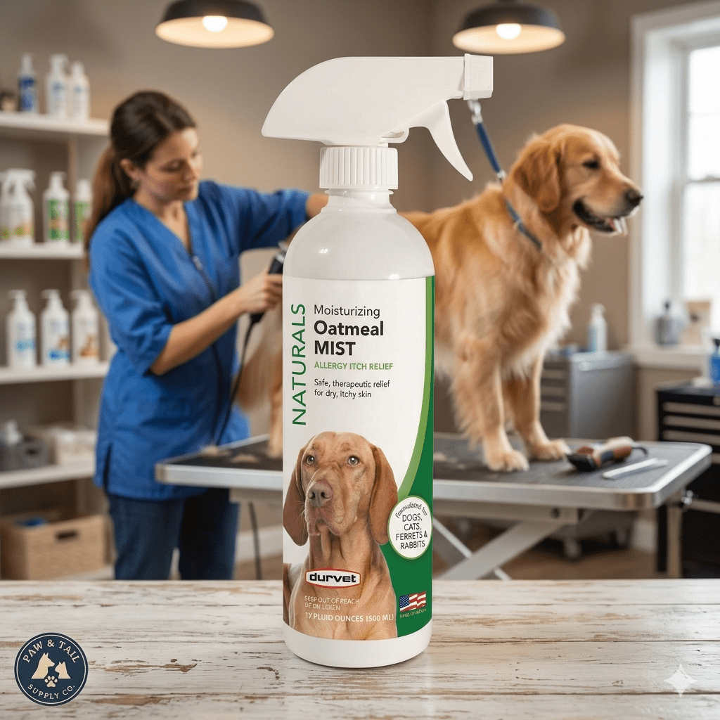 Durvet Naturals Oatmeal Mist Anti-Itch Pet Spray Moisturizing 17 oz.