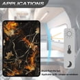 thumbnail image 5 of POLERO RV Door Window Shade Cover, Sun Blackout Fabric for UV Rays Protection for Camper Privacy Entrance Hunting Camo Flame (17.3x26 inch), 5 of 7