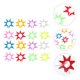 thumbnail image 5 of Hytrove 2Jgo Marcadores De Vaso En Forma De Para Decorar Y Diferenciar En Fiestas, 5 of 8