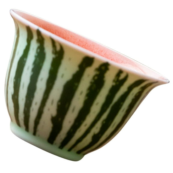 Creative Watermelon Shaped Ceramic Tea Cup Ceramic Mug Japanese Teacup Cute Tea Cup Ceramic Teaware