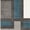 Blue / Gray / Black, variant on Well Woven Ruby Imagination Squares Modern Contemporary Red Geometric Blocks 2' x 7' Runner Area Rug