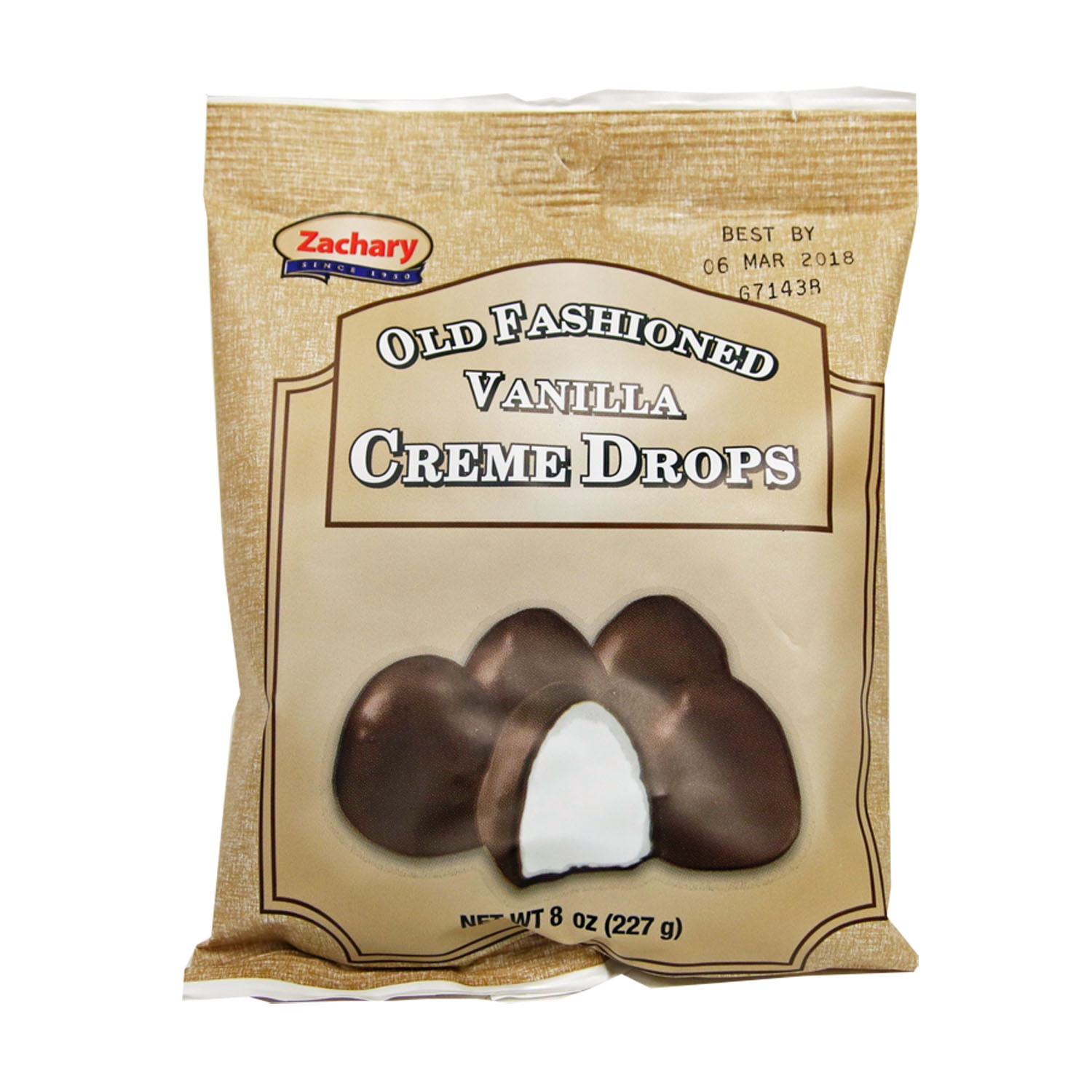 Zachary Old Fashioned Vanilla Creme Drops, 8 oz, 15 Count