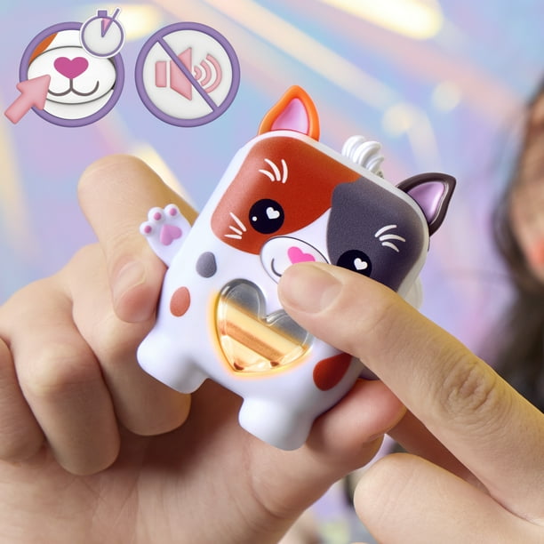 NANO-MALS Purrnelope the Calico Kitty Electronic Fidget Pet